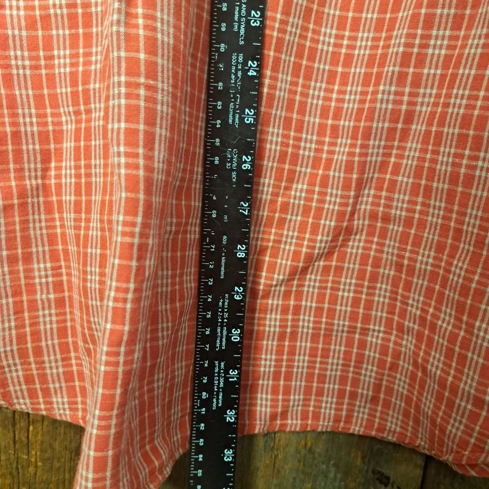 Gorpcore 90s Vintage Heritage Linen Blend The North Face Mens XL Shirt Plaid